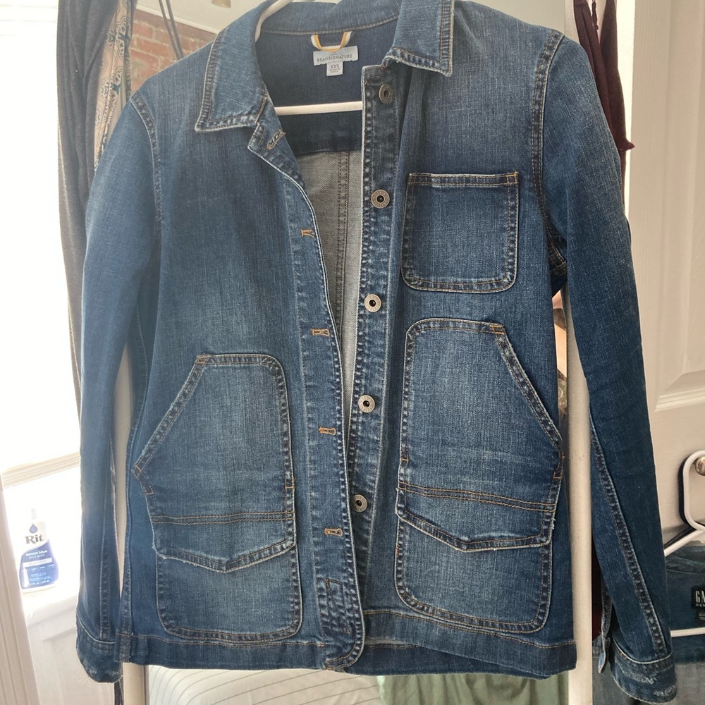 LL Bean Signature Jean Barn Jacket
